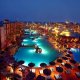 منظر ليلي  فندق أكوا فيستا ريزورت - الغردقة | هوتيلز عربي
